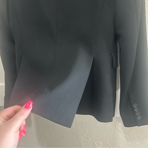 J. Crew Black Wool 3 Button Career Blazer Size Tall 4 - Picture 3 of 6